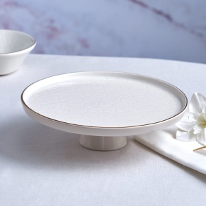 Platou Servire Karaca Calvin, 23 cm, Ceramica, Design Elegant