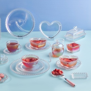 Platou Servire Karaca Rory 27 cm - Sticla, Design Elegant, Spalare Automata - Img 4
