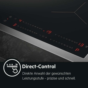 Plita cu inductie AEG TO84IA0FXB, 80 cm, DirectTouch, 14 niveluri de temperatura - Img 2