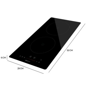 Plita cu inductie Cecotec Bolero Squad I, 2 zone, 3500W, timer, control tactil - Img 2