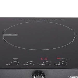 Plita cu inductie Princess cu panou de control tactil, afisaj digital LED, putere de 1800 W, de la 60 de grade C la 240 de grade C, oprire automata si detectare a tigaii 01.303010.01.001 - Img 5