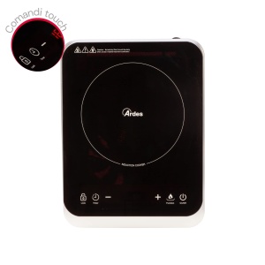 Plita electrica Ardes Kookie One, 2000W, touchscreen, negru - Img 2