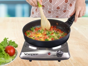 Plita electrica Beper 90.820, 1500W, 5 trepte temperatura, 18.5 cm - Img 6