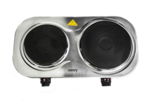 Plita Electrica Camry CR 6511, 2500W, 2 Zone, Inox - Img 2