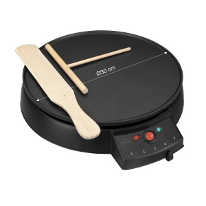 Plita electrica pentru crepes Lacor 69122, 30 cm, 1000 W, alba - Img 2