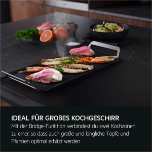 Plita inductie AEG TK85IM0FSZ, 80cm, 5 zone flexibile, suprafata SaphirMatt - Img 8