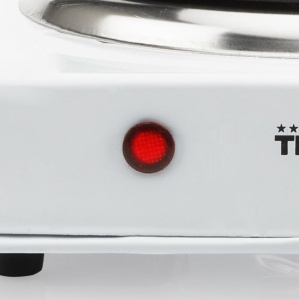 Plita simpla Tristar - 1000 W - Termostat reglabil - Otel inoxidabil - O 15 cm - KP-6185 - Img 5