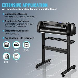 Plotter VEVOR 720 mm Cutting Machine Bluetooth LCD Display - Img 6