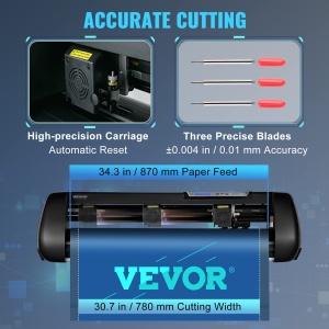 Plotter VEVOR 780 mm Bluetooth LCD Display 10-800 mms - Img 8