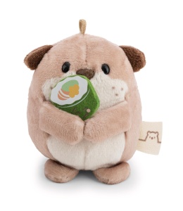Plus Otter Jiro NICI 8cm cu Costum de Sushi, Culoare Maro - Img 4