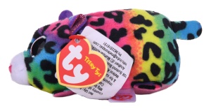 Plusat Glubschis TY 42163 - Leopard Jelly, 10 cm, cu ochi stralucitori - Img 3