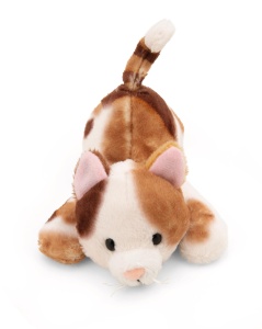 Plush NICI Gluckskatze 12cm - Culoare maro, cu magnet, jucarie pentru copii - Img 2