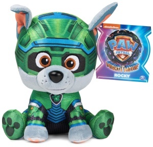 Plushtier GUND PAW Patrol Rocky, 15 cm, cu uniforma din filmul 2023