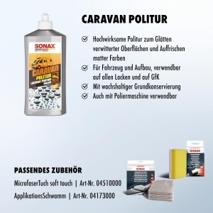 Politura SONAX CARAVAN 500 ml pentru vehicule si suprafete exterioare - Img 3