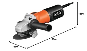 Polizor unghiular AEG WS 8-115 S, 800 W, 115 mm - Img 2