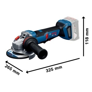 Polizor unghiular Bosch PRO GWS18V-11PS, 18V, putere comparabila cu 1100W - Img 5