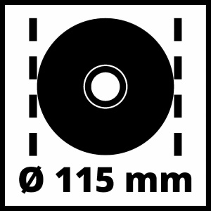 Polizor unghiular Einhell TC-AG 115750 750W Protectie disc Maner ergonomic - Img 9