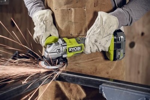 Polizor unghiular fara fir RYOBI 18 V ONE+ RAG18BL-0, diametru disc de 125 mm, capac de protectie fara unelte, fara baterie si incarcator - Img 2
