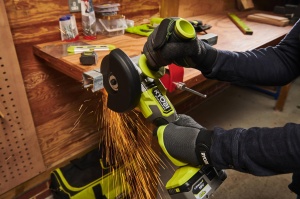 Polizor unghiular fara fir RYOBI 18 V ONE+ RAG18BL-0, diametru disc de 125 mm, capac de protectie fara unelte, fara baterie si incarcator - Img 12