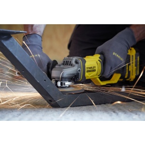 Polizor unghiular Stanley FatMax SFMCG400B, 18V, 125mm, cu maner in 3 pozitii - Img 5