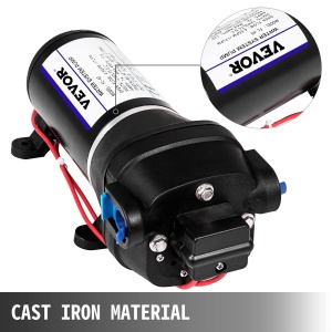 Pompa de apa VEVOR FL-40 12V 17Lmin cu protectie termica si design compact - Img 3