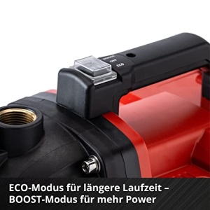 Pompa de gradina fara fir Einhell AQUINNA 36/30 Power X-Change (2 x 18V, intrerupator ECO in 2 trepte, umplere cu apa si dop de scurgere, protectie termica, maner de transport, fara baterii si incarcator) - Img 11