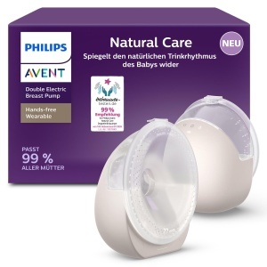 Pompa de san electrica Philips Avent Natural Care SCF49511, portabila, cu 8 trepte, confortabila