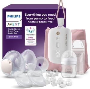 Pompa de san electrica Philips Avent SCD55311, dubla, 85 pompemin, usoara