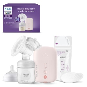 Pompa electrica pentru san Philips Avent SCF39531 Natural Motion 125 ml Roz