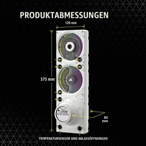 Pompa si rezervor Corsair Hydro X Series XD7 RGB, 360 mm, D5 PWM, Alb - Img 7