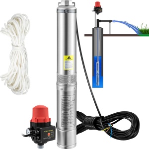 Pompa submersibila VEVOR 3 550W, debit 50Lmin, inaltime de pompare 89m