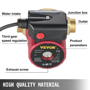 Pompa VEVOR LPS20-12-100 50 Lmin 220V Presiune Ridicata si Motor Silentios - Img 2