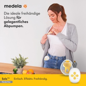 Pompita electrica de san Medela Solo - Design portabil, usor de utilizat, compatibila cu aplicatia Medela Family - Img 2