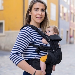 Port-bebe Ergobaby Omni Breeze, 4 pozitii, max 20 kg, Negru - Img 8