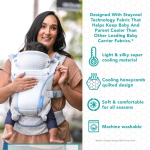 Portbebe Infantino StayCool 4-in-1, Ergonomic, 3,6-18,1 kg, Gri - Img 3