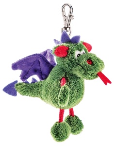 Porte-chei Drac Florian Schaffer - Plush, Lila, Usor de Curatat