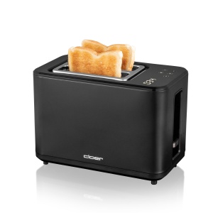 Prajitor de paine digital Cloer 3930 pentru 2 felii functie tactila 750-900 W afisare timp ramas functie de dezghetare functie de reincalzire atasamen - Img 1