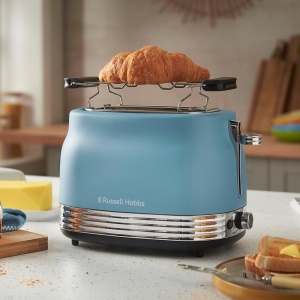 Prajitor de paine Russell Hobbs Hanley Retro 28651-56 900W Albastru 6 trepte de rumenire - Img 7