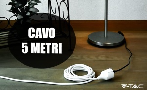 Prelungitor electric V-TAC Shuko Plug 5 metri - Cablu electric prelungitor pentru casa, birou, afaceri, munca - Super robust - Sarcina maxima 3680W - Img 6