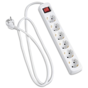 Prelungitor Hama 6 Prize Alb 5m Save Energy Schalter Protectie Suplimentara - Img 5