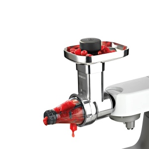 Presa de fructe Kenwood Beerenpresse KAX644ME, din aluminiu, pentru sucuri si piureuri