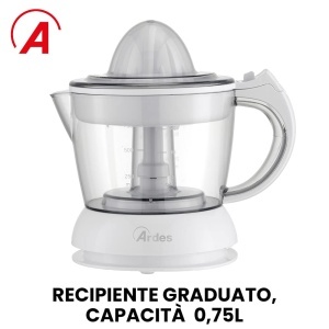 Presa electrica pentru citrice ARDES ARSPRE02, 0.75L, 25W, cu filtru - Img 3