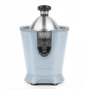 Presa electrica pentru citrice SWEISS ZEST6, 160 W, albastra, cu sistem anti-picurare