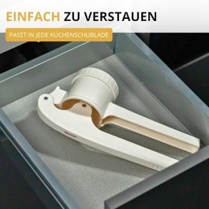 Presa multifunctionala Westmark pentru Spatzle si piure din plastic alb 41 cm - Img 10