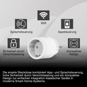Priza Inteligenta OSRAM SMART WiFi, 2300W, 10A, Alb - Img 3