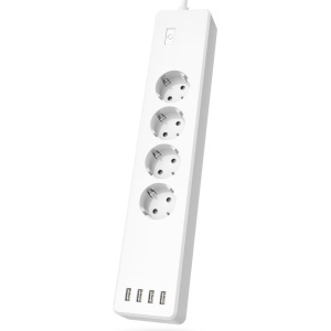 Priza Inteligenta WLAN Hama cu 4 Porturi USB, Control Individual, Alb - Img 8