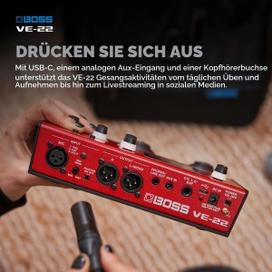 Procesor vocal BOSS VE-22 cu efecte multiple, armonii si ajustare automata a tonului - Img 5