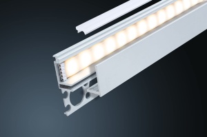 Profil LED Paulmann 78404, 1m, Alu eloxat, IP44, cu difuzor - Img 3