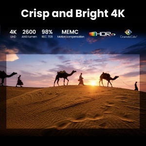 Proiector BenQ GP520 4K HDR 2600 lm cu Google TV, HDMI 2.1, Bluetooth 5.2 - Img 3