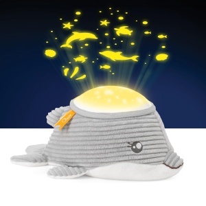 Proiector de noapte Chicco Delfin, 7 culori, sunete oceanice, muzica clasica, 0 luni - Img 2